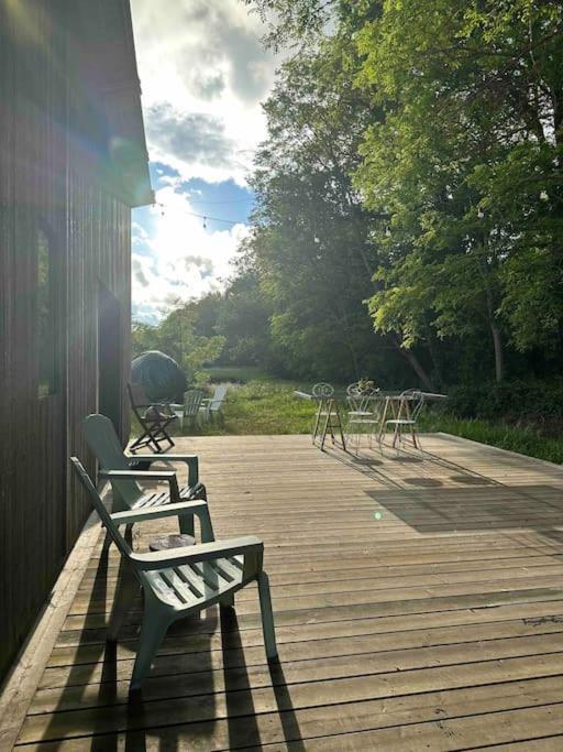 Cosy Cabane Boise Solaire, Balneo Bath Et Toilette Seche A La Ferme 미미장플라즈 외부 사진
